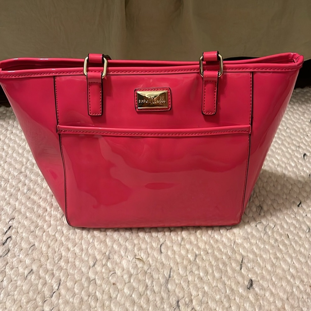 PINK LEATHER SIMPLY NOELLE PURSE - Picture 4 of 15